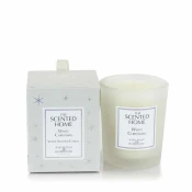Ashleigh & Burwood Božična dišeča sveča THE SSCENTED HOME - WHITE CHRISTMAS (white Christmas), 70 g
