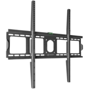 ONKRON Fixed TV Wall Mount for 55 to 100-inch Flat Panel TVs Digital Panels 75 kg, Black - UF4-B