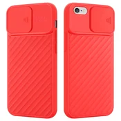 Cadorabo CADORABO Ohišje, združljiv z Apple v Matt Red - Zaščitni pokrov iz fleksibilnega silikona TPU in z zaščito pred kamero, (20587210)