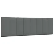 Vidaxl Blazina za vzglavje Hanko temno siva 160 cm blago