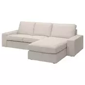 KIVIK Sofa trosed s lenjivcem, Tresund svetlobež