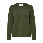 SELECTED FEMME Pulover SLFLulu, zelena
