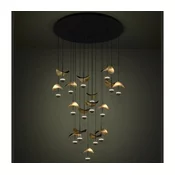 Eglo 390341 - LED prigušiva viseca svetiljka na sajli DRACERA 17xLED/2,3W/230V precnika 78 cm