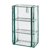 shumee Rastlinjak 46 x 24 x 80 cm, PVC folija, kovinska konstrukcija