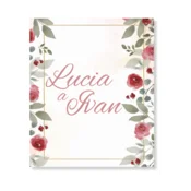 Personal Darilna oznaka - Vintage Rose Izberite količino: 20 kos - 40 kos