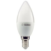 TESLA - LED CL140530-7, žarnica za sveče, E14, 5W, 230V, 400lm, 25 000h, 3000K toplo bela,