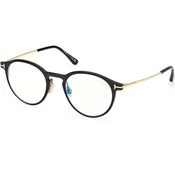 Tom Ford Muški okvir za dioptrijske naocare Blue block 0FT6088-B 251, Crni