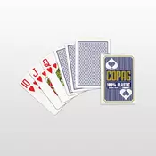Copag Jumbo Face Poker Karte 100% plasticne - Plave ( 104001345 )