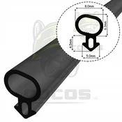 shumee PVC tesnilo za okna S-232 panorama črno 1m