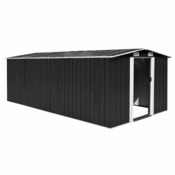 vidaXL Vrtna lopa 257x497x178 cm kovina antracitne barve