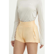 Kratke outdoor hlače Helly Hansen Tech boja: žuta, bez uzorka, visoki struk, 48551