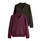 The Set Pulover temno rjava/bordo