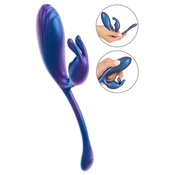 Sweet Smile Flexible Double Bullet Blue