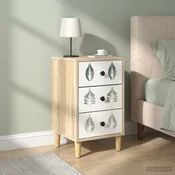 Vidaxl Nočna omarica HANAU 2 kos Sonoma hrast 36 x 33 x 60 cm