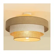 Stropna nadgradna svjetiljka WENTA 1xE27/60W/230V O 50 cm juta/krem