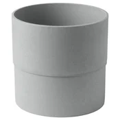 NYPON Cvetlični lonec, notranji/zunanji siva, 19 cm