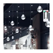Aigostar - LED božicni niz za spoljašnju upotrebu 120xLED/6W/230V/8 funkcija 3x0,6m IP44 hladna bela + daljinski upravljac
