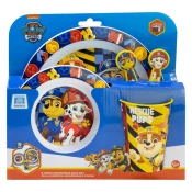 Stor komplet jedilni set boy rescue pups 81650