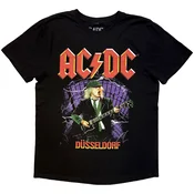 AC/DC Let There Be Rock Dusseldorf EU Tour 25 (Back Print & Ex-Tour) Black M Majica