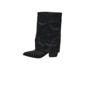 STEVE MADDEN Kavbojski škornji Saddle črna