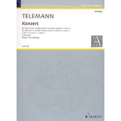 TELEMANN:KONZERT FUR OBOE (FLUTE,VIOLIN)AND PIANO C-MOLL