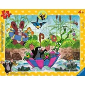 Ravensburger - Puzzle Mali krtek: Zabava v kopalnici s prijatelji - 1 - 39 kosov