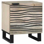 Nocni ormar Bijela 40 x 33 x 46 cm Konstruirano drvo