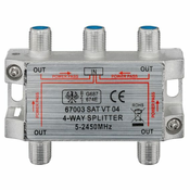 HQ Antenski RF razdelnik 1 ulaz – 4 izlaza, 5-2400MHz – FVS4D