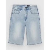 Volcom Billow Denim Kids Shorts desert dirt indigo