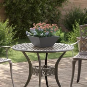 Vrtna saksija 5 pcs Crna 35 x 35 x 15 cm Celicna vrata