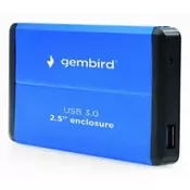 GEMBIRD Eksterno kucište za HDD 2.5 SATA/USB 3.0/FO/ EE2-U3S-2-B plavo