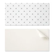shumee Komplet potiskanih vinilnih ploščic - dekoracija za spalnico s preprostim križnim vzorcem 10x40x20 cm