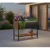 Herstera Garden metal raised bed Deco with LED lighting