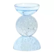 Light & Living svečnik dekorativen iz barvanega stekla 9,5 x 15,5 cm