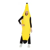 Banana Onesie odrasli kostum