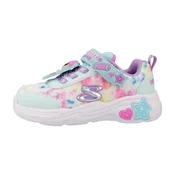 SKECHERS Superge SNUGGLE SNEAKS - SKECH SQUAD  meta / sivka / svetlo roza / bela