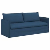 Vidaxl Kavč Modra 196 x 82 x 85 cm blago