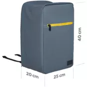 Cabin size backpack for 15.6 laptop, Polyester, Gray - CNE-CSZ01GY01