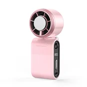 INF Zložljivi 3-v-1 ročni ventilator z ledenim hlajenjem in 3000mAh Pink, (5000310492)
