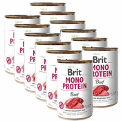 Konzerva Brit Mono Protein Beef, 12x400 g