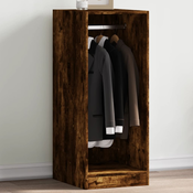 vidaXL Garderobna omara dimljeni hrast 48x41x102 cm inženirski les