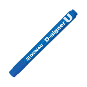 Donau marker permanentni D-Signer U, okrogla konica, moder 4mm