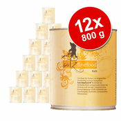 Varčno pakiranje catz finefood 12x800 g - Losos & perutnina