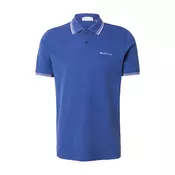 Ben Sherman Majica kraljevsko plava / rosé / bijela