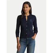 LAUREN RALPH LAUREN Pletena jopica 200P14040002 Mornarsko modra Regular Fit