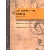 LOEILLET:SONATA C-DUR SOPRANBLOCKFLOTE UND KLAVIER