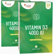 2x Essentials Vitamin D3 4000 IU