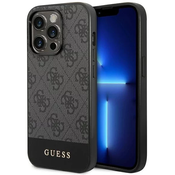 CG MOBILE Guess Maska za iPhone 14 Pro Max Hc PC/TPU 4G Bottom Stripe 6.7 siva