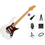 Sire Larry Carlton S5 Premium SET Olympic White Električna kitara