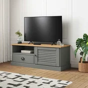 vidaXL vidaXL TV omarica VIGO siva 106x40x40 cm trdna borovina, (20734183)